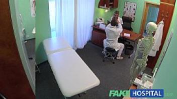 Fakehospital naughty blonde nurse gets doctors full attention