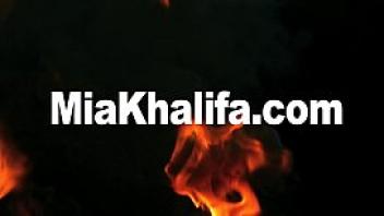 Mia khalifa busty arab babe sucks big black cock while pervert watches