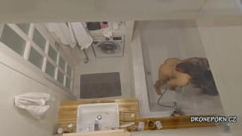 Spy cam hidden in the shower vents fan