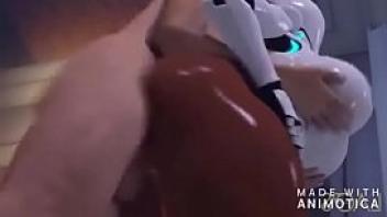 Baise robot sexy au gros cul