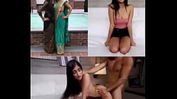 Indian college girl doggy style