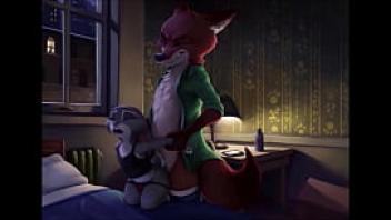 Partially animated judy amp nick get busy with hot audio moving photo