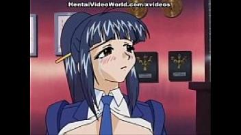 Five anime schoolgirls have fun sucking part4