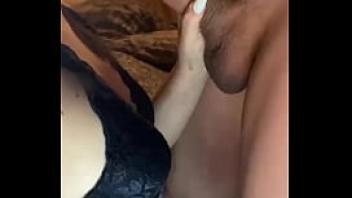 Gola profonda pieno di saliva con cum in bocca per mia foxcoupleitalia