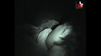 Russian amateur couple sex nightvision orgasm