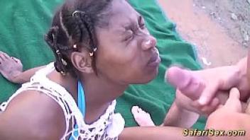 African outdoor groupsex orgy