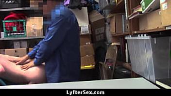 Teen caught red handed stealing by store associate lyftersex