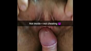 Its not cheating he just rub my pussy with a his cock ugh wait now he inside and cum in my fertile pussy cuckold captions milky mari