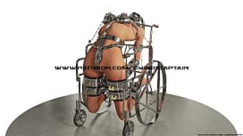 Trapped in wheelchair hardcore 3d bdsm animation