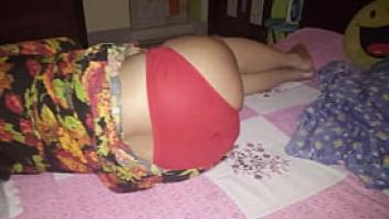 Fem desi wife in bed with thunder thigh