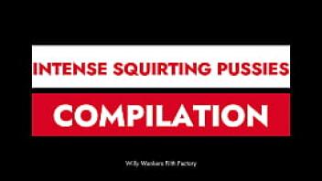 Intense squirting pussies compilation