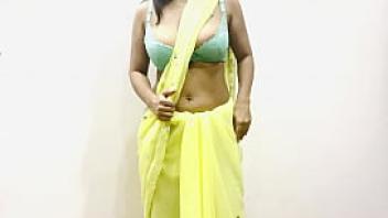 Trailer big boobs indian bhabhi seducing in yellow saree