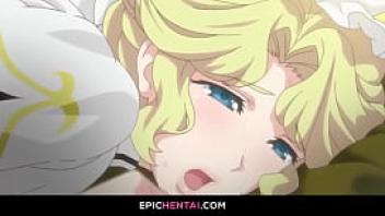 Blonde maid takes care of your needs hentai waifu character porn