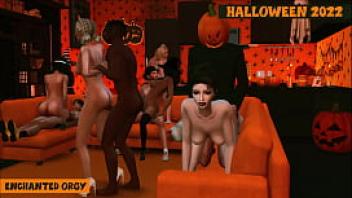 Sims 4 halloween 2022 part 2 final enchanted orgy hardcore penthouse parody