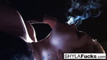 Sexy shyla stylez  smoking fetish