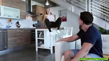 Sloan harper helps out her stepbro then pussy feed him