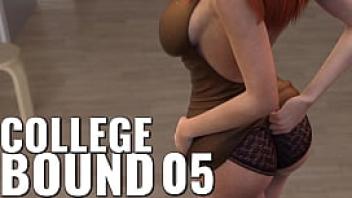 College bound 05 sexy redhead showing off her thicc ass