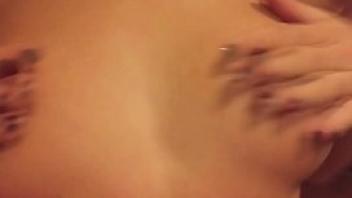 Webcam teen busty girlfriend perfect blowjob and anal sex