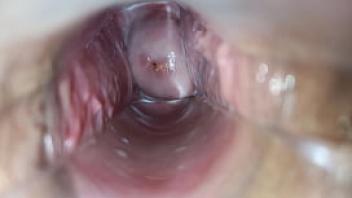 Pulsating orgasm inside vagina