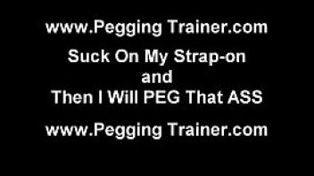 We need to train your ass before you take a real cock