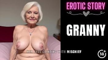 Granny story step grandma  surprise how jake got caught watching granny porn