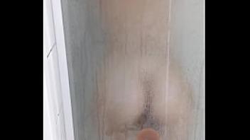 Hotwife having fun at shower time