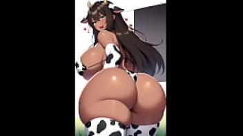 Cow bikini girs ai art compilation 2