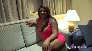 Ebony fatty colombian wife gets doggystyle from the first spanish cock she  met
