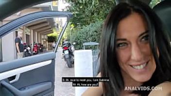 Italian sluts sabrina ice drinks pee and gets fucked in the ass with exhibitionism outdoor and swallow gl293
