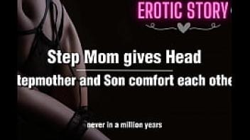 Step mom gives head to step son