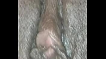 Close up ebony pussy
