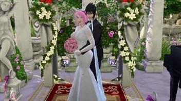 La boda de sakura parte 1 naruto hentai netorare esposa vestida de novia enga ntilde ada marido cornudo anime