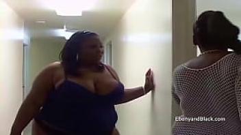 Heavyweight black bbw 039 s suck on white cock