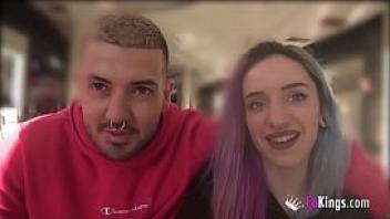 Horny couple fucks all over a mall before having an astounding sex session that we film