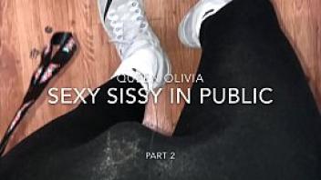 Sexy sissy in public part 2