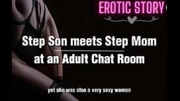 Step son meets step mom at an adult chat room