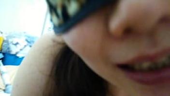 Blindfold blowjob and sex