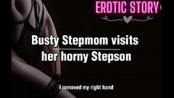 Busty stepmom visits her horny stepson