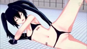 Innocent stella needs to have an orgasm black rock shooter