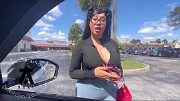 Ebony gets fucked outside of dick rsquo s parking lot