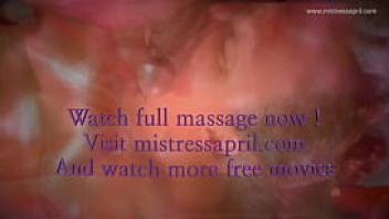 Dominatrix mistress april a day at the spa sensual erotic massage