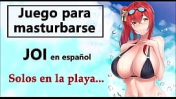 Audio joi en espa ntilde ol a solas con tu amiga tetona en la playa