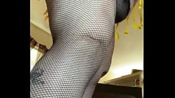 Ariesbbw in tight fishnet stockings