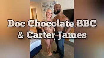 Doc chocolate bbc puts sexy blonde carter james through a hotwife training day