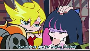 Panty and stocking blowjob
