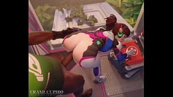 Dva with lucio bouncy ass anal