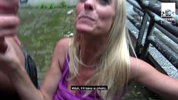 Hard outdoor german threesome with milf dirty tina two guys share a milf  cunt full scene stevenshame dating