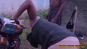 An african ebony wife got fucked in a local ghetto area hardcore bbc sex