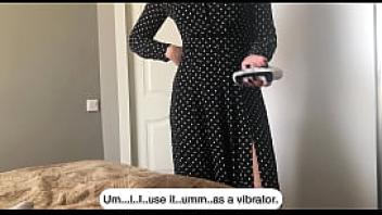 Step sister couldn 039 t masturbate with gamepad and replaced it with her stepbrother  cock