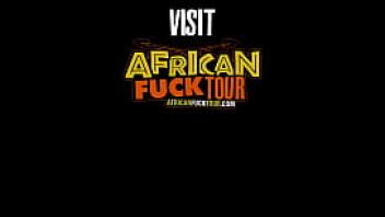 German tourist fucks african girl